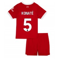 Liverpool Ibrahima Konate #5 Domaci Dres za djecu 2023-24 Kratak Rukav (+ Kratke hlače)